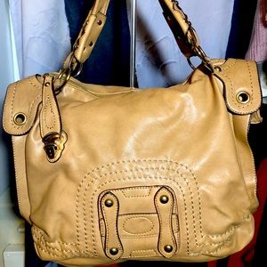 Faux leather handbag